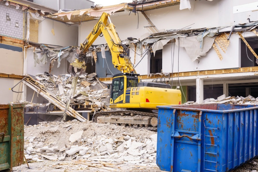 Demolition à Longeault-Pluvault